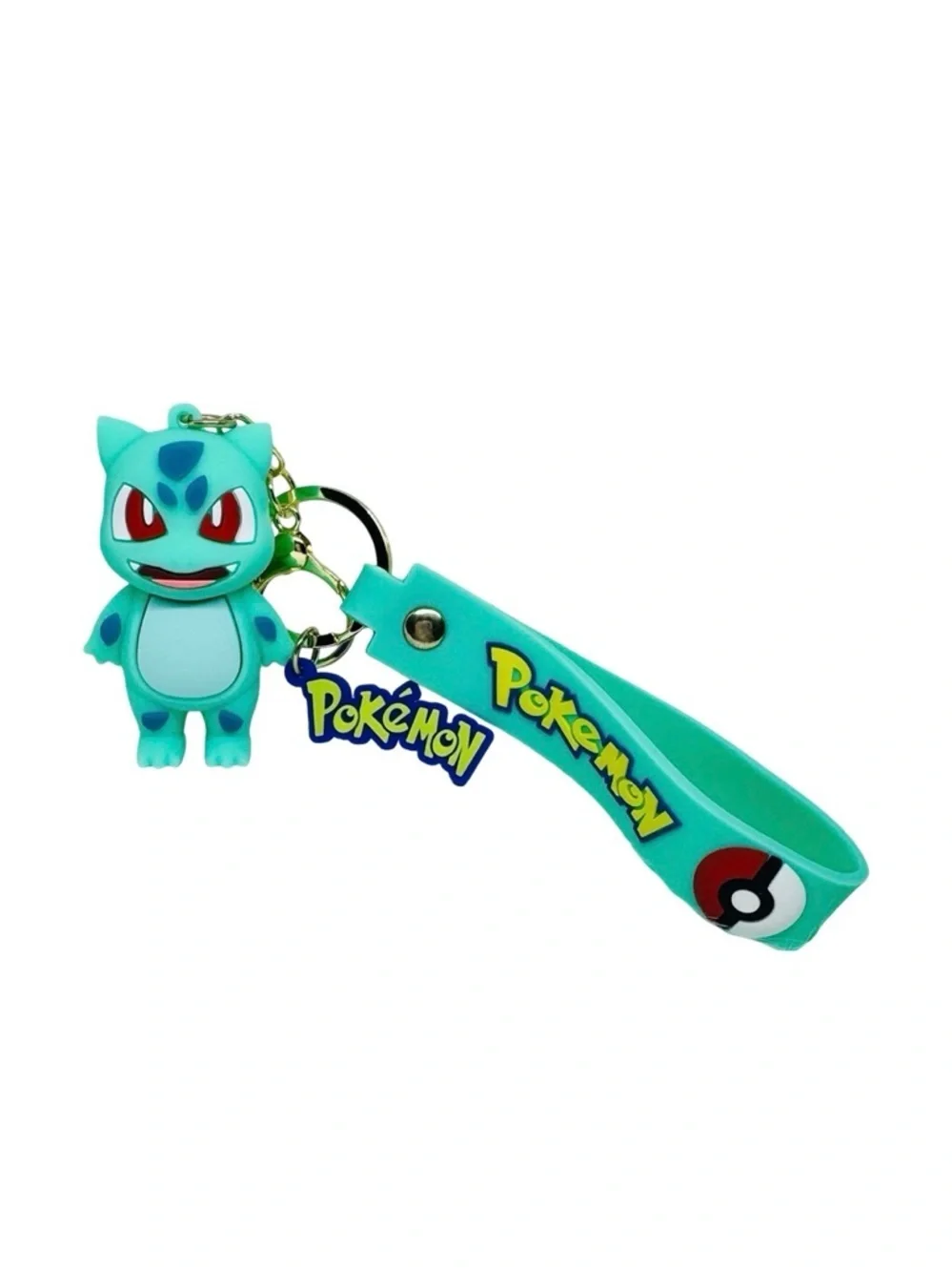 Pokémon Bulbasaur Keychain Wristlet - Aqua